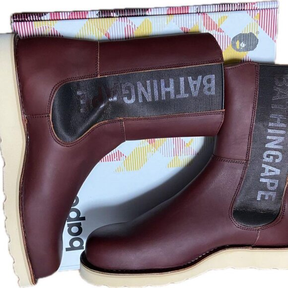 Bape Other - A Bathing Ape Foot Soldier Patrol Slip On Work Casual Boots Men's sz.10 by Bape